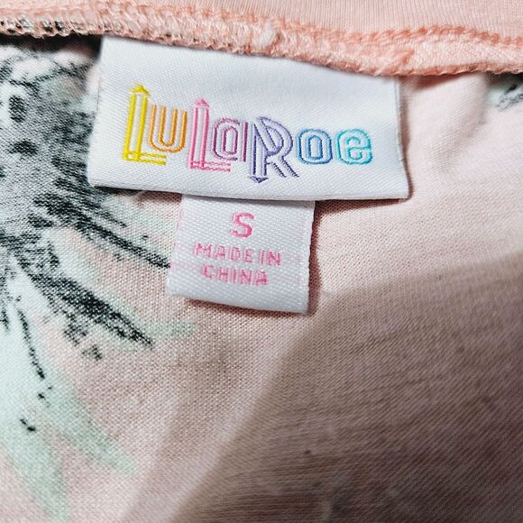 LuLaRoe Womens Top Multi-Color Size Small Polyester Blend Short Sleeve Pullover - Picture 5 of 12